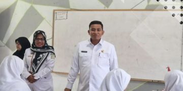 Rencana Pembangunan SBSN 2023, Kabid Penmad Tinjau Lokasi MTsN 1 & MAN 2 Langkat