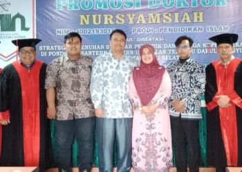 Sidang Terbuka Doktoral UIN SU Nursyamsiah: Transformasi Modernitas Pendidikan di Pondok Pesantren Darul Mursyid Menuju World Class Organization