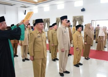 7 Orang Pejabat Eselon II dan 25 Orang Eselon III Dilantik Bupati Deliserdang