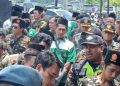 Ratusan Personil Banser Tulungagung Geruduk Polres Trenggalek