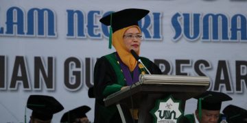 Rektor UIN SU: Penambahan Guru Besar Baru UIN SU, Sumber Inspirasi dan Motivasi Peningkatan Kualitas Belajar