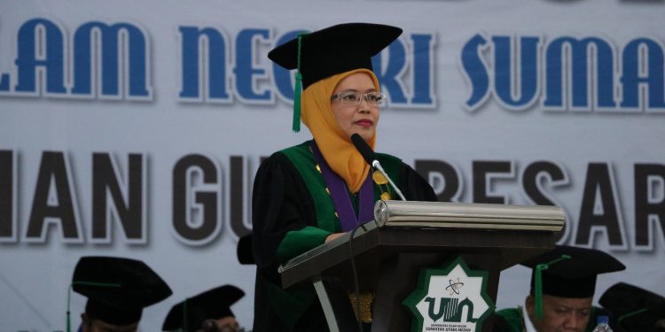Rektor UIN SU: Penambahan Guru Besar Baru UIN SU, Sumber Inspirasi dan Motivasi Peningkatan Kualitas Belajar