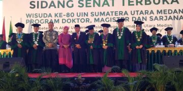 UIN SU Wisuda 3.104 OrangSarjana Baru, Rektor: Insya Allah Fakultas Kedokteran UIN SU Segera Berdiri.