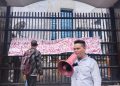 PALU SUMUT Demo Jilid II Dugaan Korupsi Proyek Dinas PERKIM Tapsel T.A 2020-2021-2022