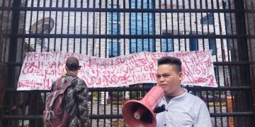 PALU SUMUT Demo Jilid II Dugaan Korupsi Proyek Dinas PERKIM Tapsel T.A 2020-2021-2022