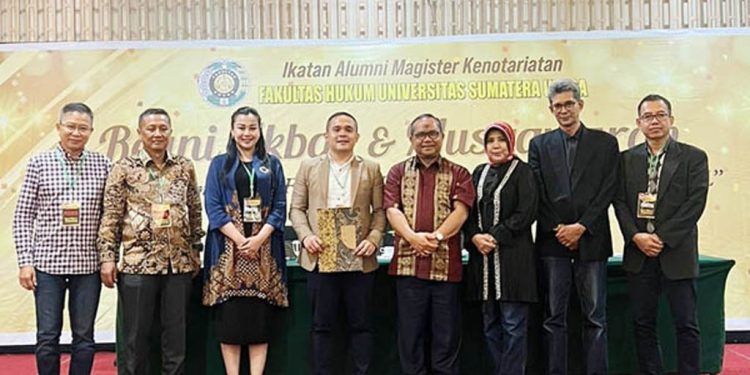 Terpilih Sebagai Ketua IKA MKN FH USU Kiki Handoko Sembiring: Mari Bersinergi Besarkan Prodi MKn Fakultas Hukum USU.