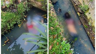 Heboh,,, Warga Kota Medan Temukan Dua Mayat Pria Didalam Parit