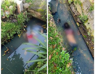 Heboh,,, Warga Kota Medan Temukan Dua Mayat Pria Didalam Parit