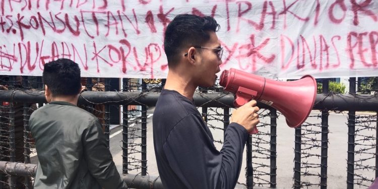 Aksi ke 5 kali, PALU SUMUT Menduga Kejati “Jangan-jangan melindungi Dinas Perkim Tapsel”