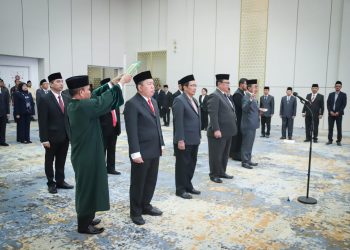 Menteri Agama Lantik Direktur Pendidikan Kristen, Rektor Beserta Pejabat Eselon II Kemenag