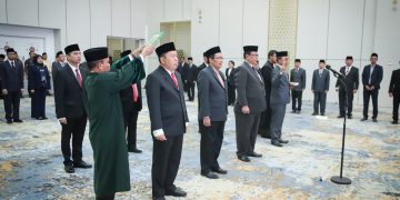 Menteri Agama Lantik Direktur Pendidikan Kristen, Rektor Beserta Pejabat Eselon II Kemenag