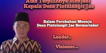 Andi Sakti Rifai Siregar alias DEDEK Kepala Desa terpilih untuk Desa Pintu Langit Jae, Kecamatan Padangsidimpuan Angkola Julu