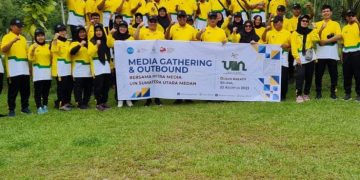 Media Gathering dan Outbond Bersama Pimpinan UIN SU