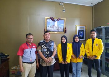 Mahasiswa Universitas Pembangunan Panca Budi Magang di PT JNE Cabang Utama Amplas.