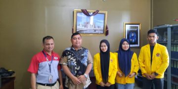 Mahasiswa Universitas Pembangunan Panca Budi Magang di PT JNE Cabang Utama Amplas.