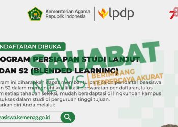 Gratis! Kemenag Buka Program Persiapan Studi Lanjutan Untuk S1 Dan S2, Buruan Daftar.