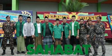 Camat Dan Lurah Tutup Mata, Ketua GP Ansor Marelan Kerahkan Personil Sterilkan Sungai Bederak Yang Tercemar Limbah