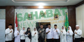 Pokjawas PAI Provinsi Sumut di Terima Audiensi, Kakanwil Kemenagsu : Saya Tunggu Kerja dan Prestasinya.