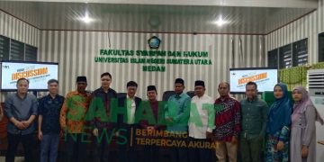 Konjen Singapura Dr Edmund bersama pimpinan dan Dosen FSH UIN SU