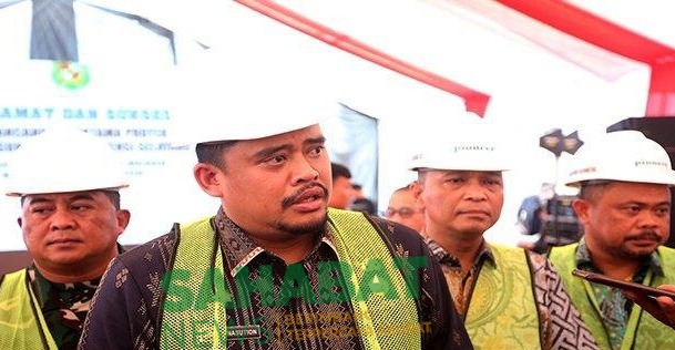 Selain OPD, Walikota Medan Juga Sentil Kapolrestabes saat Peletakan Batu Pertama Proyek Kolam Retensi di Selayang