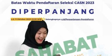 BKN Memperpanjang Pendaftaran CPNS & PPPK 2023 Sampai 11 Oktober