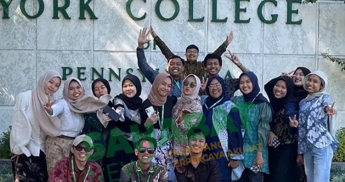 Kisah Lintang Ayu Taufiqoh Seorang Santri Putri Kasat Kornas Banser Ikuti Pertukaran Mahasiswa di Amerika