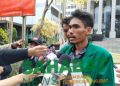 Jelang Putusan Batas Usia Capres Cawapres Besok, MK di Geruduk Mahasiswa