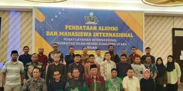 Kepala Pusat Layanan Internasional UIN SU Prof Ansari: Database Alumni Internasional UIN SU Penting di Tindak Lanjuti.