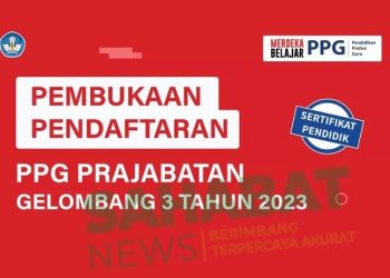 Pendaftaran PPG Prajabatan 2023 Gelombang 3 Dibuka