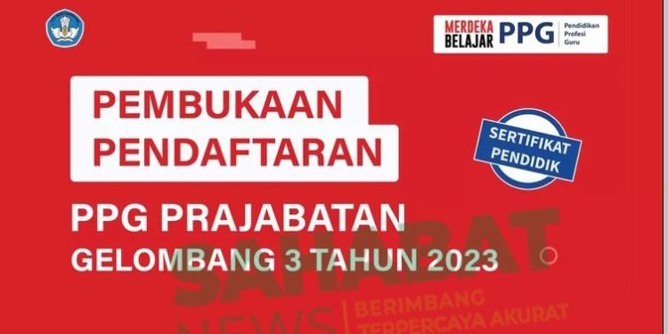 Pendaftaran PPG Prajabatan 2023 Gelombang 3 Dibuka