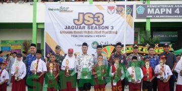 Buka Jaguar S3 MAPN 4 Medan, Kakanwil Kemenagsu Ungkap Paskibra Kuatkan Siswa Cinta Tanah Air