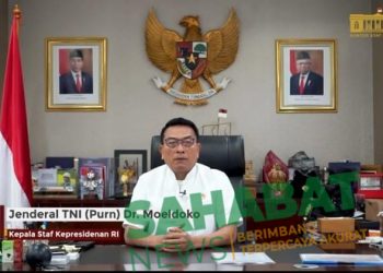 Kepala Kantor Staf Presiden Apresiasi Kegiatan Zikir dan Doa Perdamaian MPTTI Bersama Ormas Pemuda Islam.