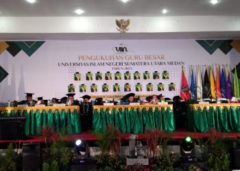 Pengukuhan 20 Orang Guru Besar Baru, UIN SU Medan Cetak Sejarah