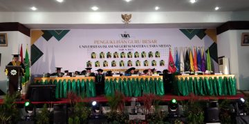 Pengukuhan 20 Orang Guru Besar Baru, UIN SU Medan Cetak Sejarah