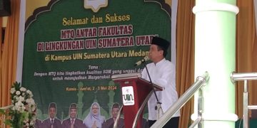 Wakil Rektor III Buka MTQ Tingkat Universitas di Lingkungan UIN SU.