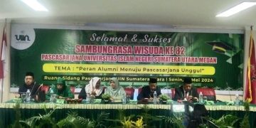 Sambung Rasa Pascasarjana UINSU Menyongsong Wisuda Ke 82, Direktur Pascasarjana UIN SU: Jaga Nama Baik Almamater