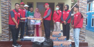 Peduli Korban Kebakaran Dusun Patori Paket Bantuan Diserahterimakan Markas PMI Selayar