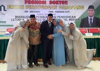 Raih IPK 3.80 Erwin Pinayungan Dasopang Promosi Doktor Di UINSU
