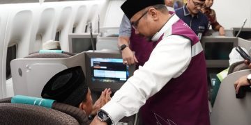 Keberangkatan Kloter Pertama Jemaah Haji, Gusmen Berpesan Luruskan Niat dan Jaga Kesehatan