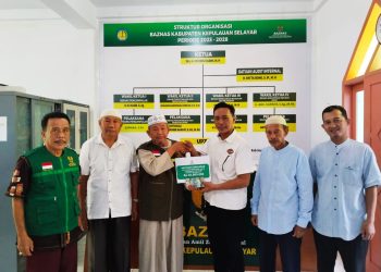 Baznas Selayar Kembali Kucurkan Bantuan Untuk Korban Kebakaran di Pulau Kayuadi