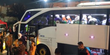 Kloter 10 Tiba Di Asrama Haji Medan Wajah Letih Berubah Jadi Cerah