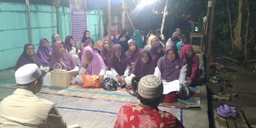 P2T Peringati Maulid Nabi Muhammad SAW Pinggiran Rel Berlangsung Khusyuk