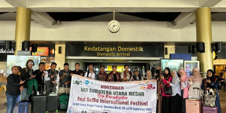 Mahasiswa UIN SU Ikuti SELBA Internasional Festival di UIN Imam Bonjol Padang