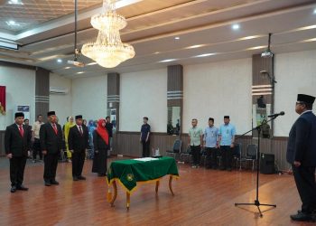 Pj Sekda Medan Lantik Pejabat Eselon II Malam Hari