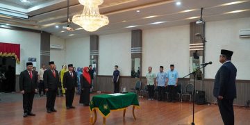 Pj Sekda Medan Lantik Pejabat Eselon II Malam Hari