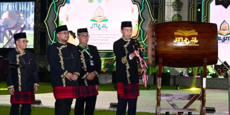 Pembukaan MTQ Nasional Kaltim Presiden Ingatkan Jaga Nilai-nilai dalam Al-Qur’an