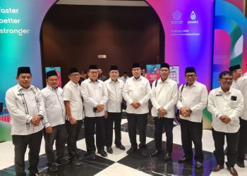 Kakanwil Kemenag Sumut Beserta Sejumlah Kakan Kemenag Hadiri Peringatan Hari Santri Nasional