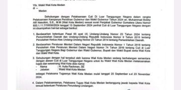 Blok Sumut Ungkap SK Aulia Rahman Plt. Walikota Medan Bukan Diteken Pejabat Kemendagri