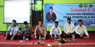 Drs H Syariful Mahya Bandar: Potensi Wakaf Produktif Belum Tergali Secara Optimal
