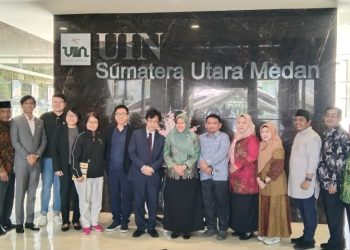 Rektor UIN SU Sambut Kedatangan Konjen Singapura.